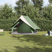 Tenda da Campeggio a Forma di A 3-Persone Verde Impermeabile