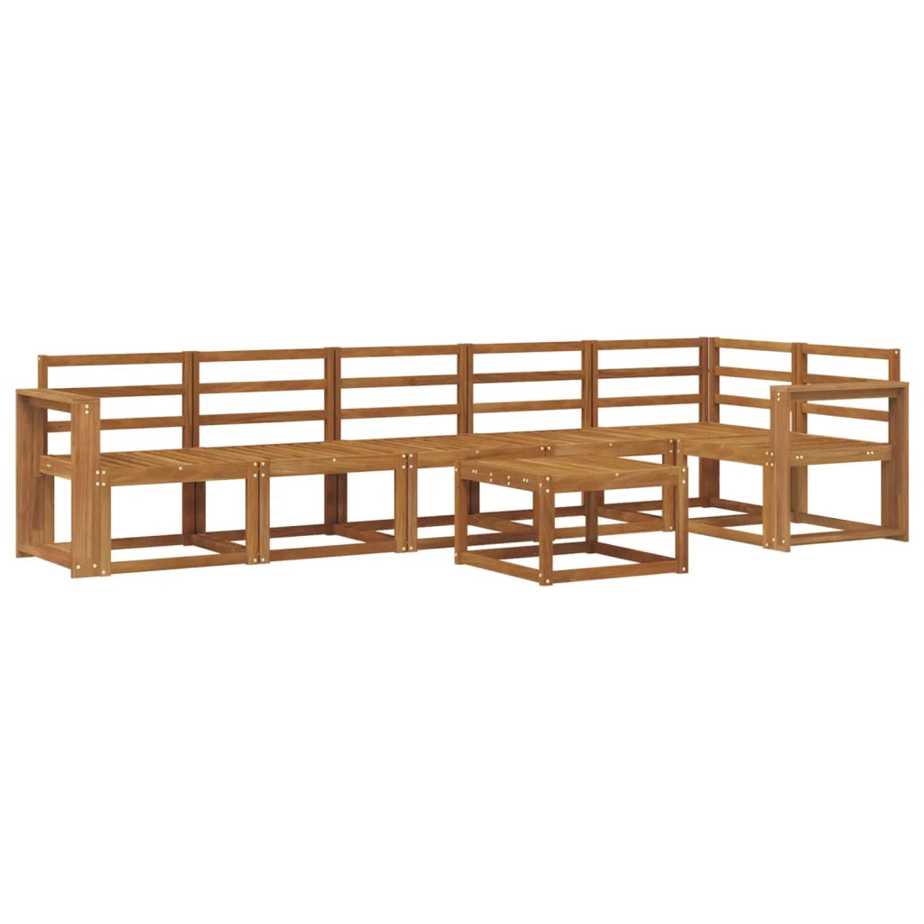 Set di divani da esterno 7 pcs Naturale 3366502