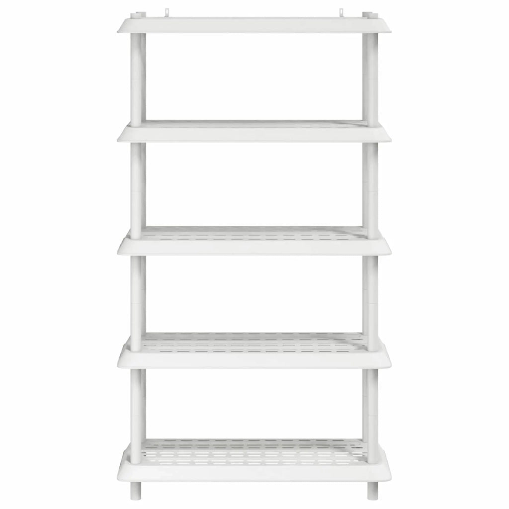 Unità di scaffalatura 5 livelli 100 x 40 x 177 cm PP Bianco 8011754