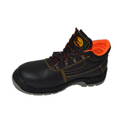 SCARPA ANTINFORTUNISTICA ALTA PELLE NERA N.42