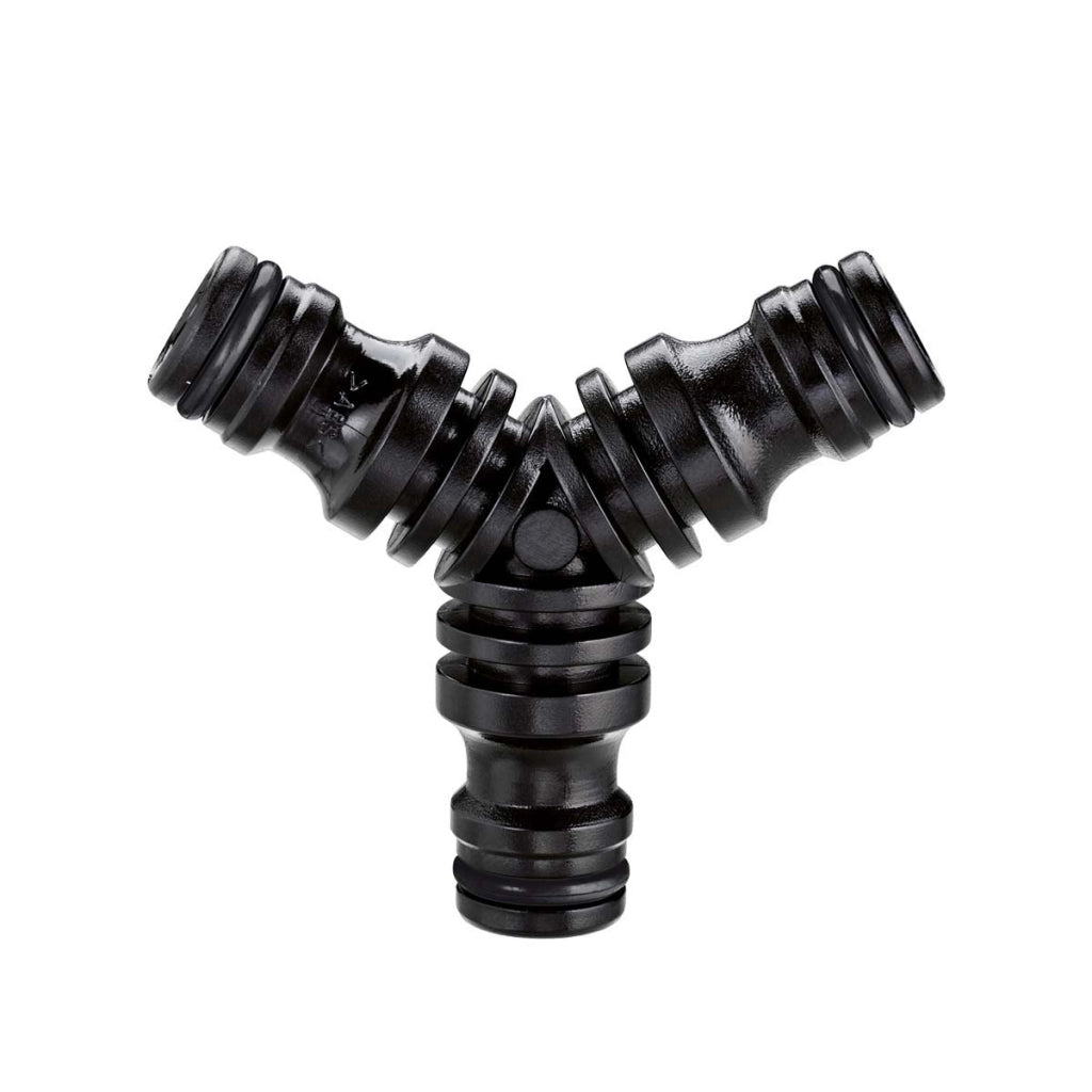 DEVIATORE A 3 VIE DA GIARDINO PER TUBI CON RACCORDI QUICK-CLICK CLABER