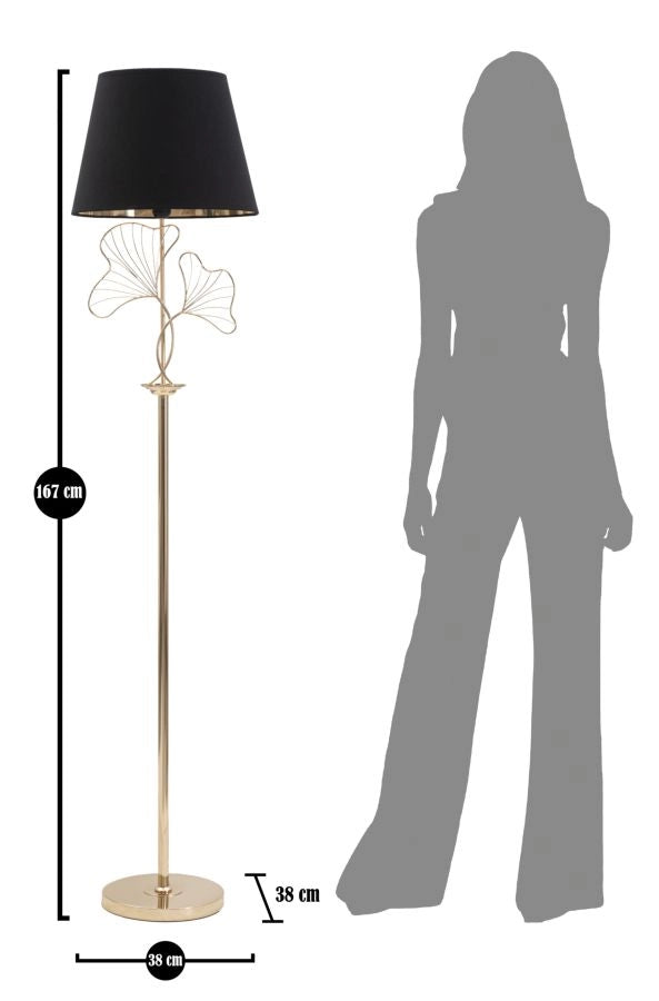 LAMPADA DA TERRA LEAVES CM � 38X167
