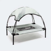 Lettino per cani 60 cm 15 kg max letto rialzato protezione solare S relax grigio 16_0000527