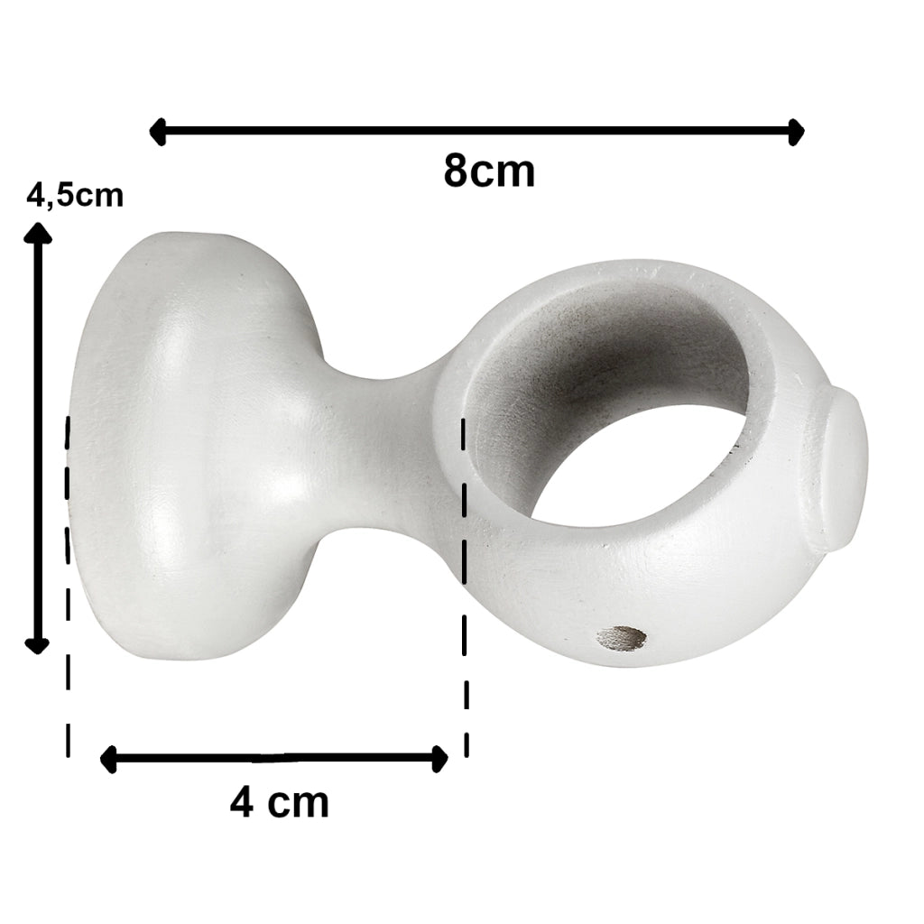 1 SUPPORTO MONOBLOCCO CHIUSO CM.5 NOCE