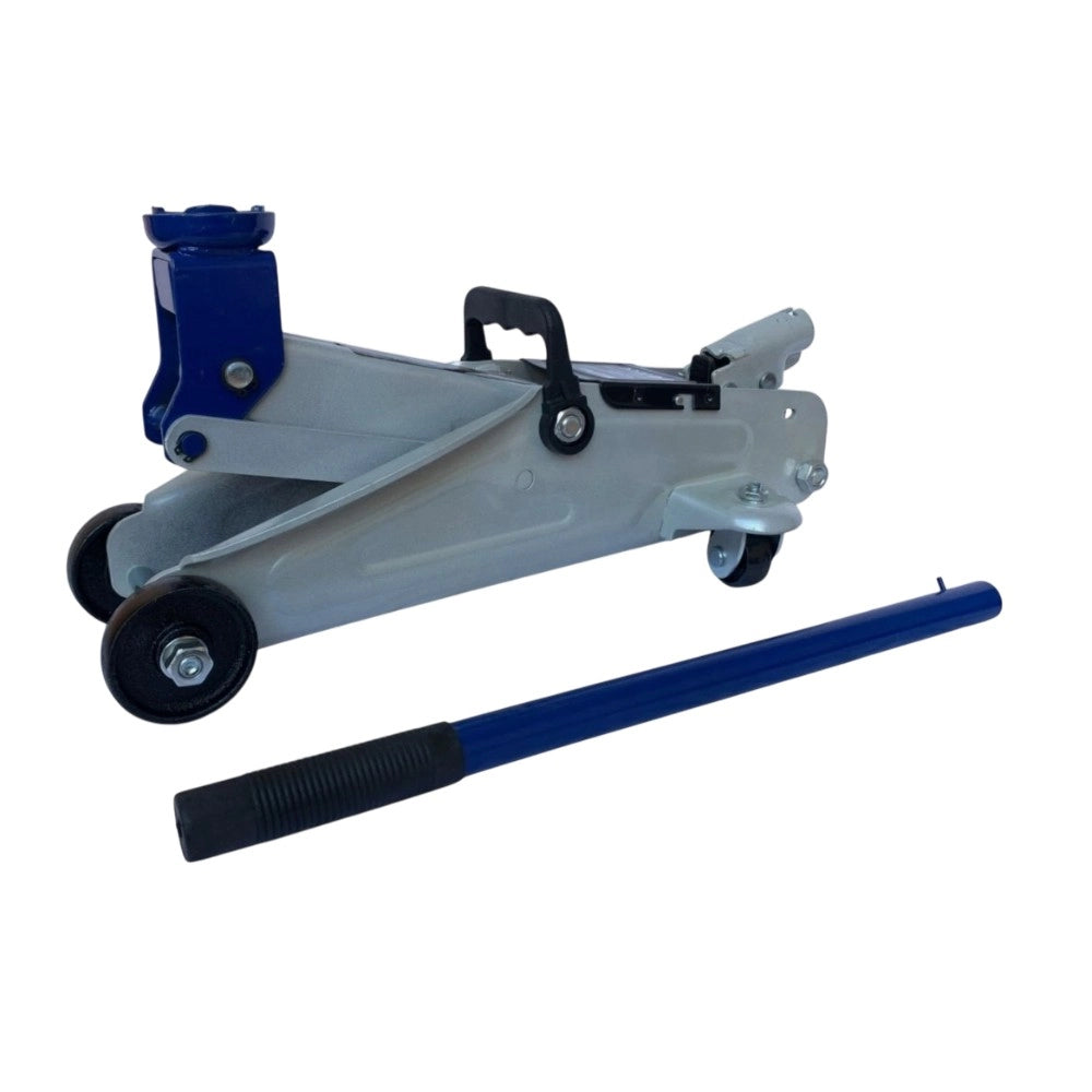 Cric idraulico a carrello 2,5 ton sollevatore auto con coppia cavalletti supporto regolabili
