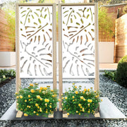 FILODENDRO - Separè  - Paravento modulabile - 70x190cm - in Legno e PVC Colore: bianco