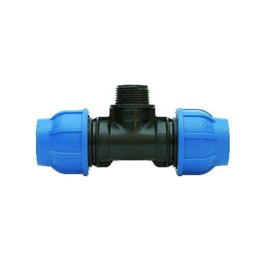 Te a compressione pp diametro 32 x1" maschio x32 mm