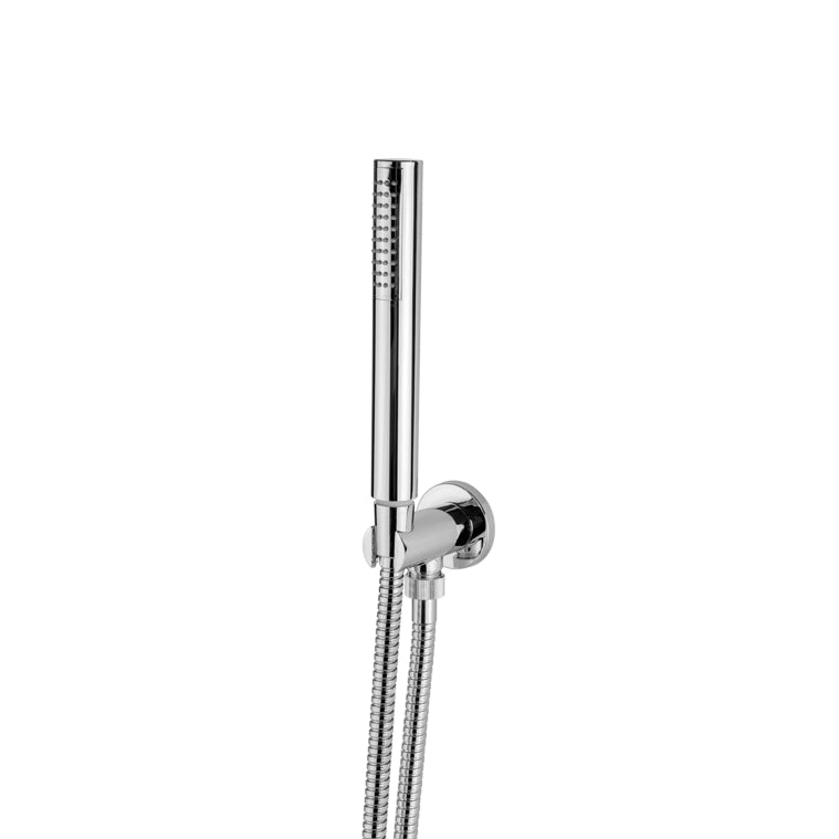 Gruppo presa acqua completo tondo Cromato Vema WELLNESS BRASS V08131