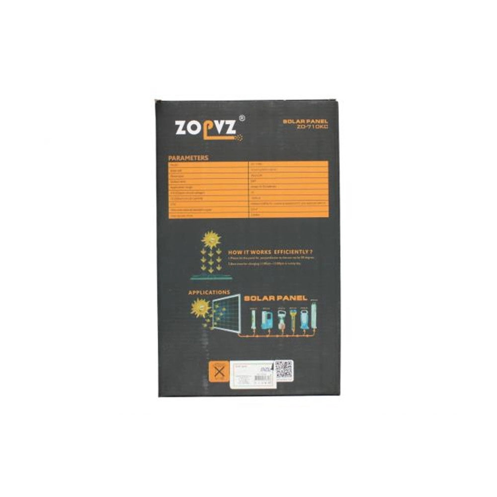 Trade Shop - Pannello Solare Caricabatterie Usb 5v 1,6a Ricarica Rapida Smartphone 8w Zo-710kc -