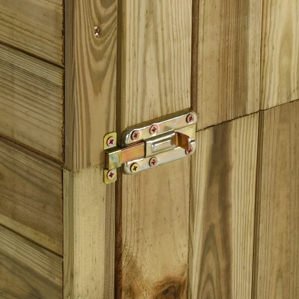 Capanno per Attrezzi e Legna Giardino in Pino 253x80x170cm 45137