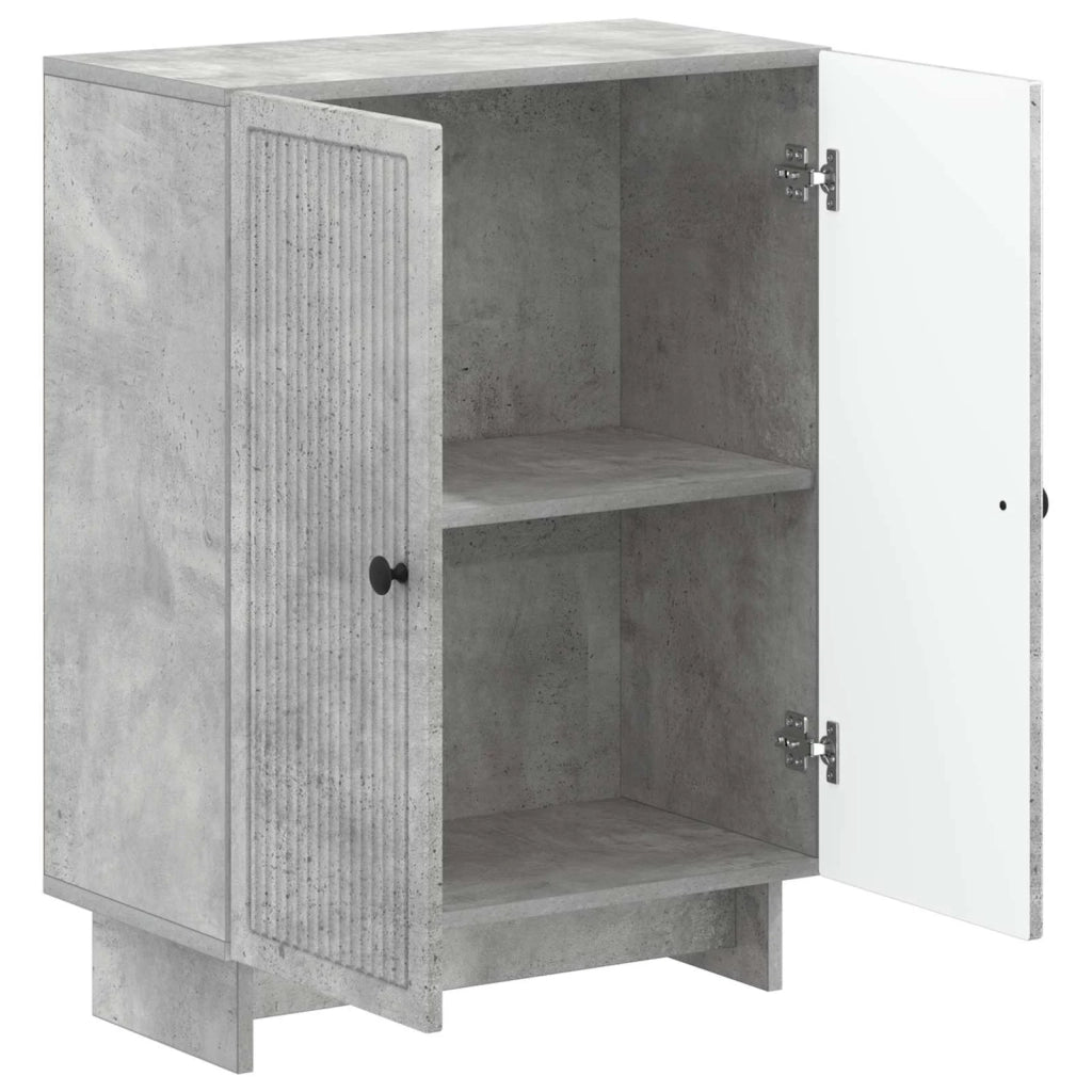 Mobiletto da Bagno EDE Grigio Cemento 59,5 x 31 x 80 cm 895958