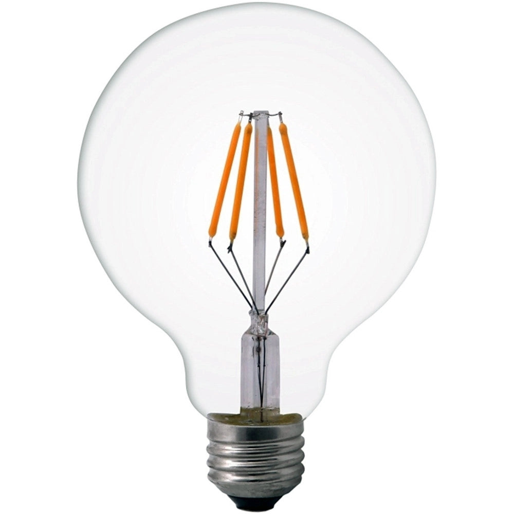 Trade Shop - Lampadina E25 Globo Tonda Led 8w Lampada Daylight 800lm Classe Energetica A Luce -