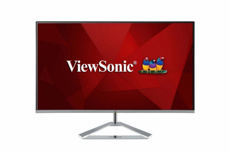 Viewsonic vx series vx2476-smh led display 60,5 cm (23.8") 1920 x 1080 pixel full hd nero, argento