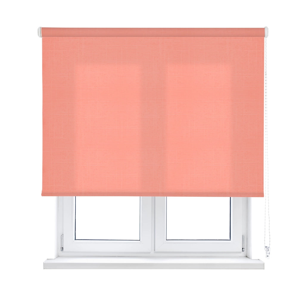VIEWTEX Tenda a rullo Traslucida Shape Salmone 150 X 250cm - Made in Europe - 5 anni di garanzia