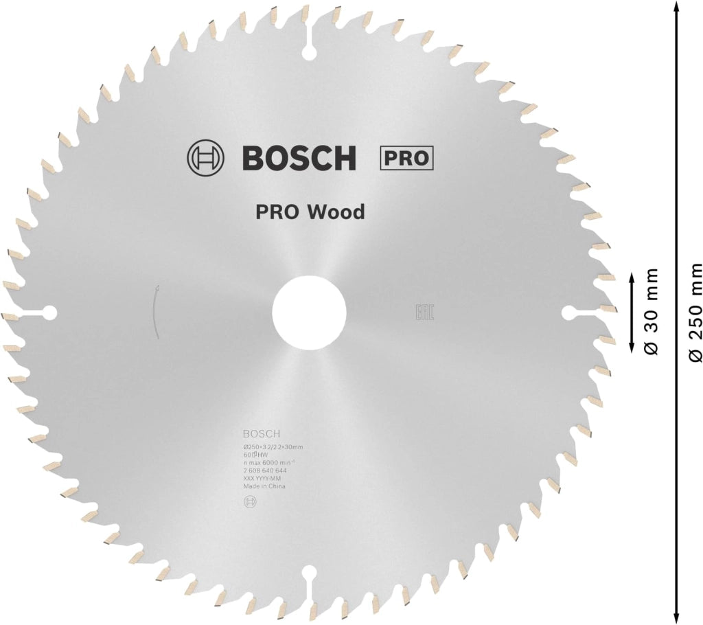Bosch 2 608 640 644 Optiline Lama per Seghe, 60 denti