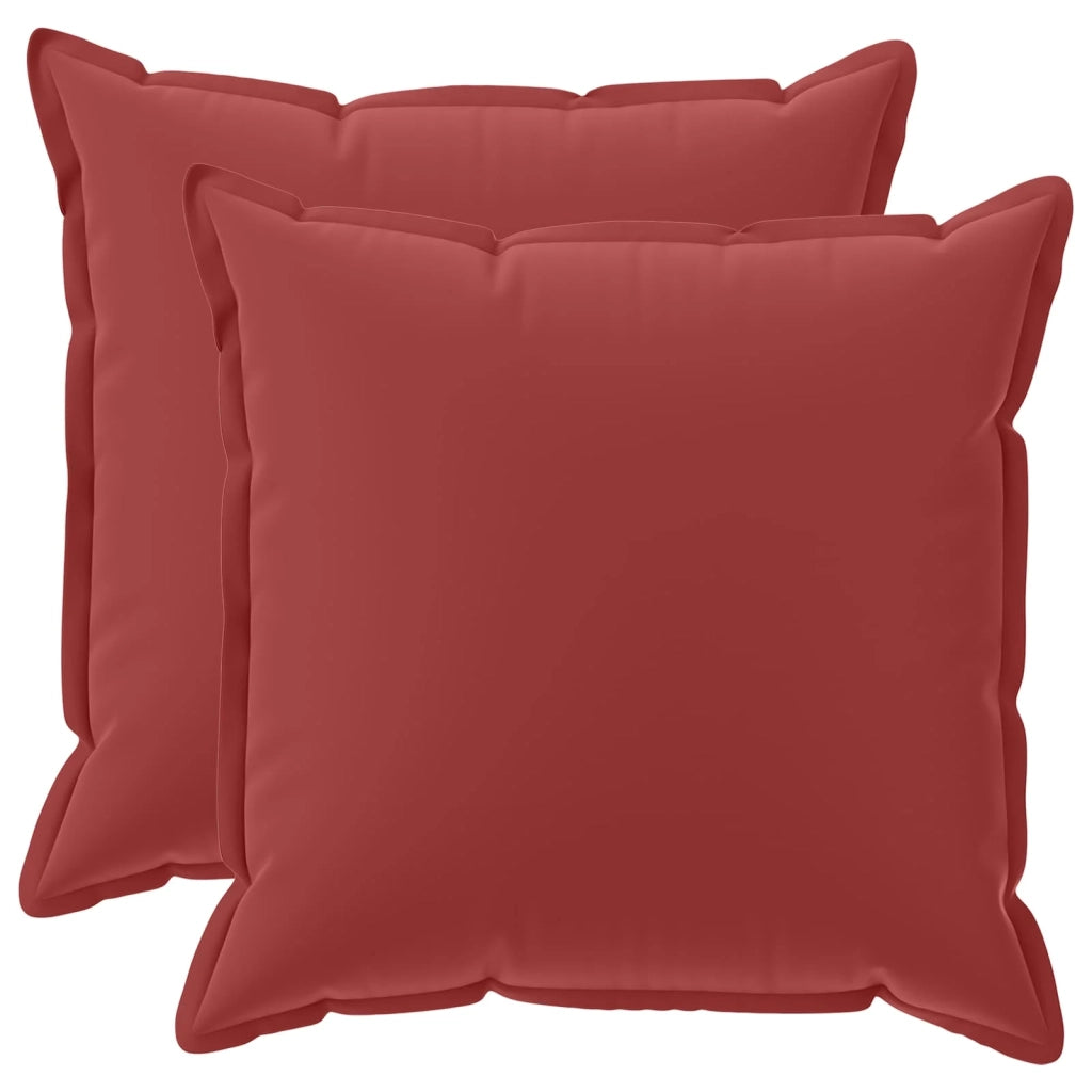 Federa 2 pcs HOUTEN Rosso Vino 60 x 60 cm Poliestere 920823