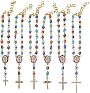 Set di 6 decorazioni per auto e chiave con occhi malefici