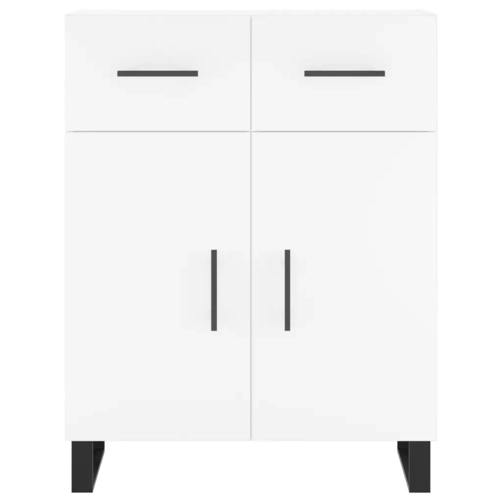 Credenza Bianca 69,5x34x180 cm in Legno Multistrato 3200537