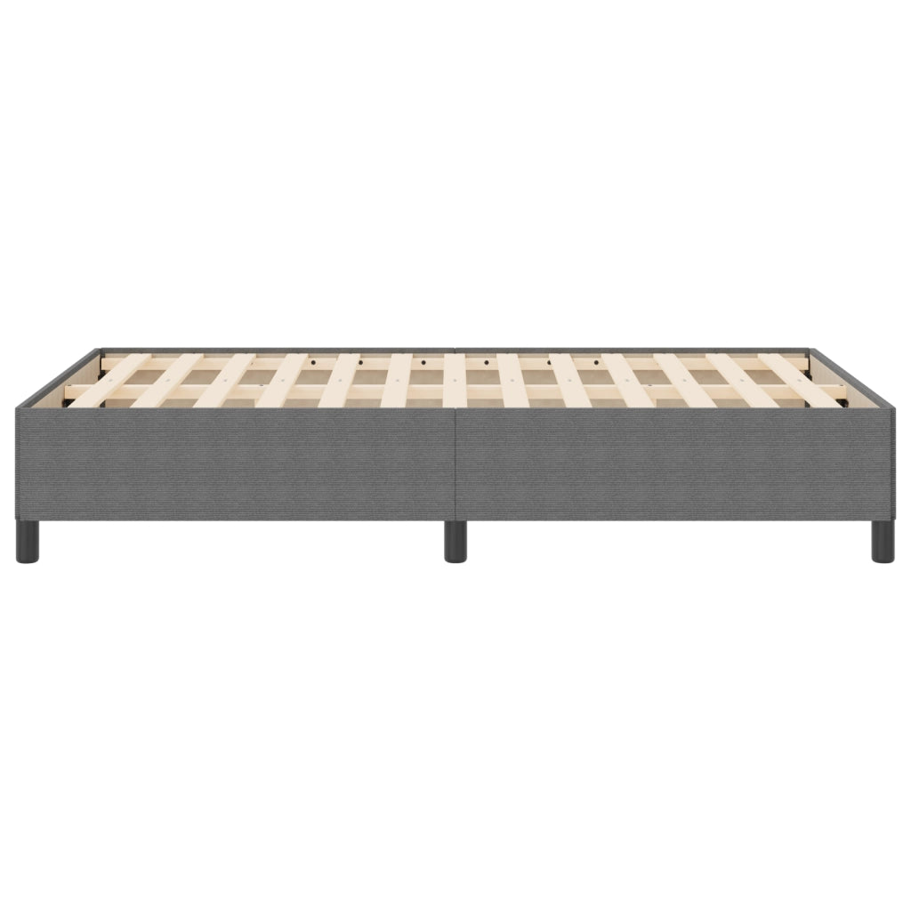 Struttura Letto  Grigio Chiaro 120x190 cm in Velluto a Coste