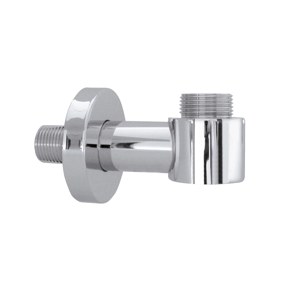 PRESA ACQUA INCASSO TONDA IN OTTONE CROMATO- Cromo- DAMAS- pezzi 1