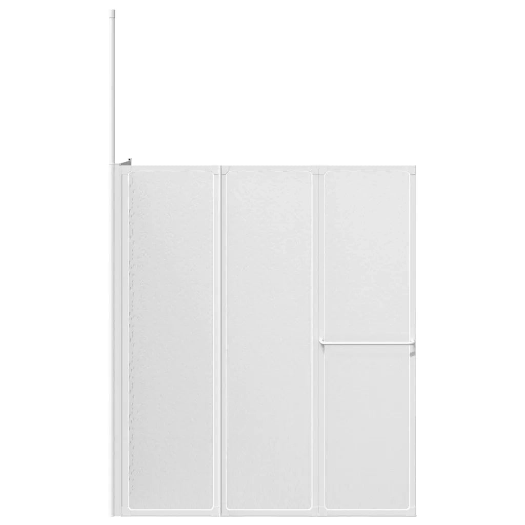 Schermo Box Doccia a L 70 x 120 x 137 cm 4 Pannelli Pieghevole  cod mxl 53187