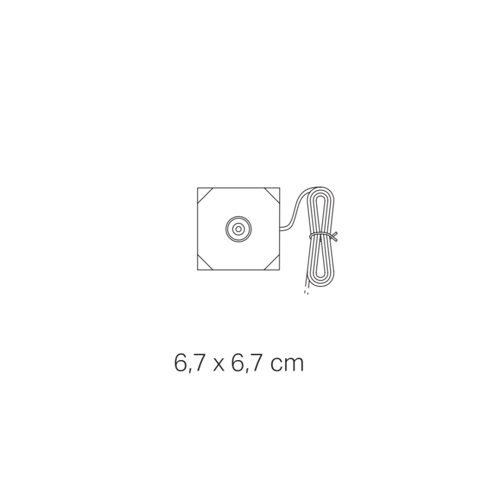 Zafferano Base di Ricarica a Contatto USB-A per Poldina Micro - Wireless, Compatibile, Ricambio, 5V 1A, no spina
