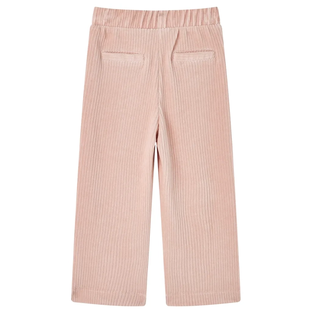 Pantaloni per Bambini in Velluto a Coste Rosa Chiaro 128cod mxl 108148