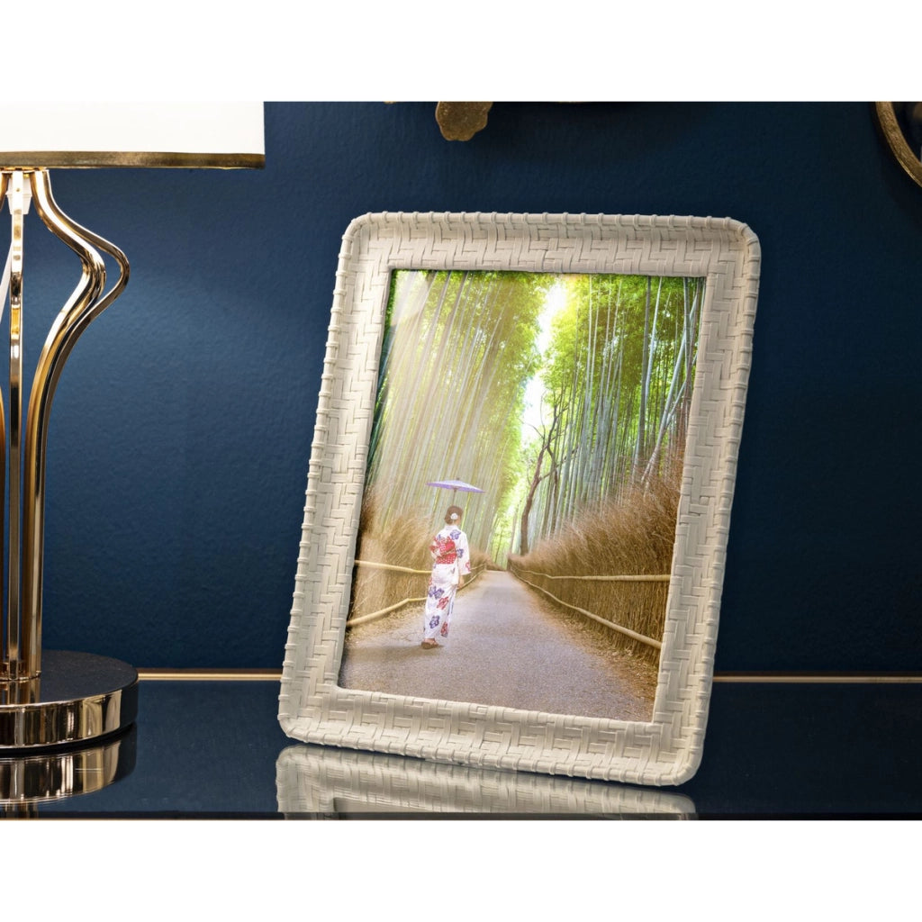 Portafoto Olistic 30, Beige, Poliresina, 26x2x31 cm