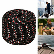 Boat Rope, Black, 14 Mm, 100 M, Polypropylene