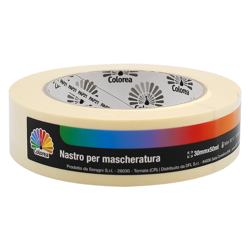 Nastro per Mascheratura x Colorea 60 Pezzi 30 mm 50 mt