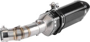 Sistema di scarico silenzioso a fibra di carbonio per 400 Z400 2018-2020 .