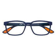 Occhiale Lettura Montatura Policarbonato Soft Touch Blu Cod 434836