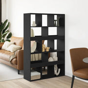 Divisorio Stanza | Paravento | Divisorio Ambienti Nero 100x33x156,5 cm in Truciolato