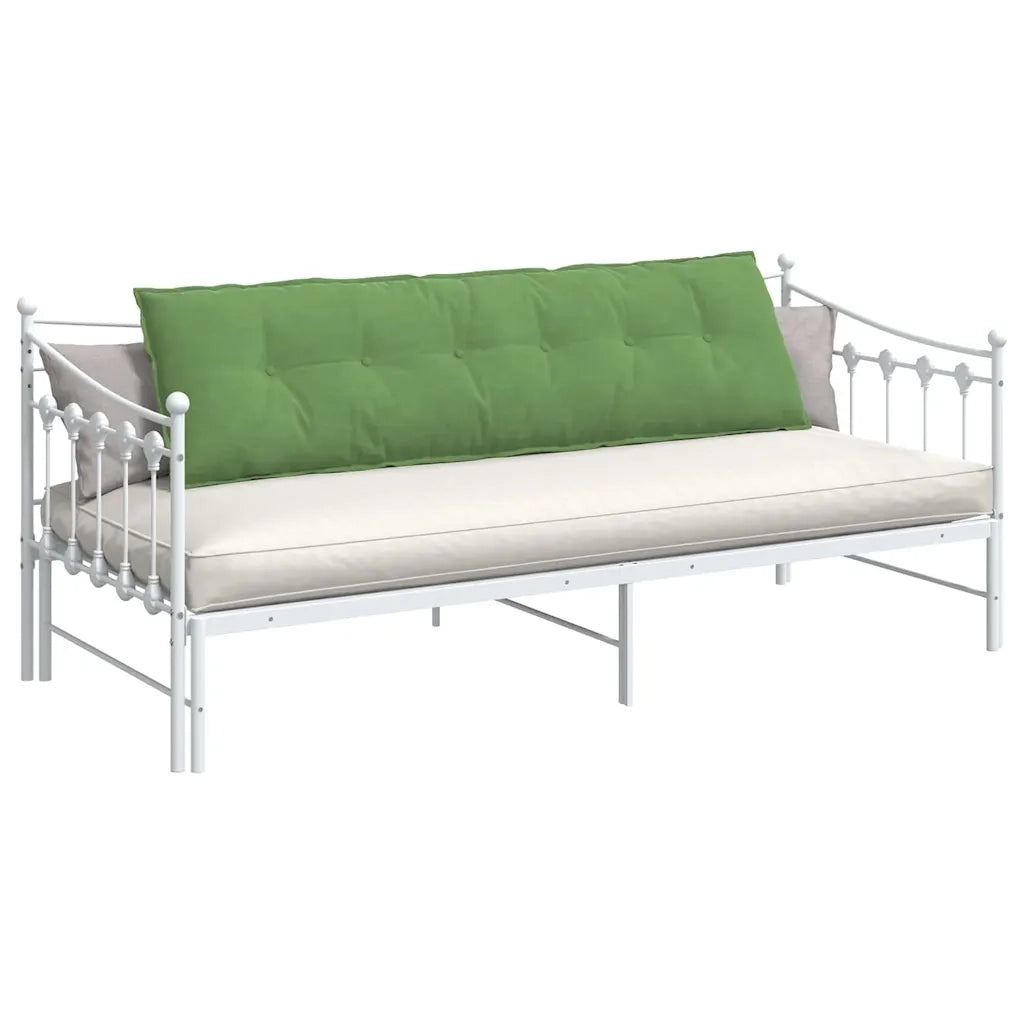 Cuscino per Schiena Verde chiaro 180 x 50 cm Tessuto in Cords 42014936