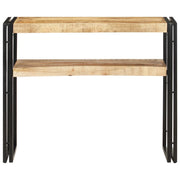 Tavolo Consolle | Tavolo d'Ingresso 90x30x75 cm in Legno di Mango Grezzo