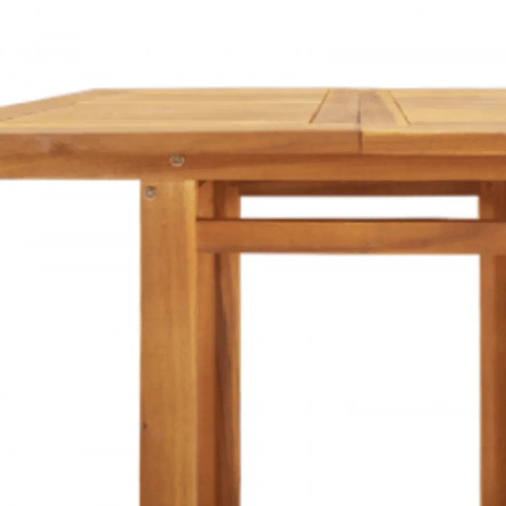 Tavolino da Giardino | Tavolo da Bistrot 75x75x110 cm in Legno Massello di Acacia