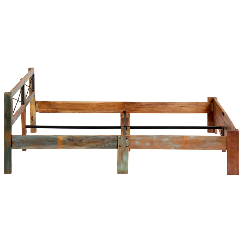 Giroletto senza Materasso in Legno di Recupero 180x200 cm 247668