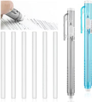 Inovra Plus - Pennelli intercambiabili per pittura e scuola con 6 pennarelli di riserva - meccanismo click