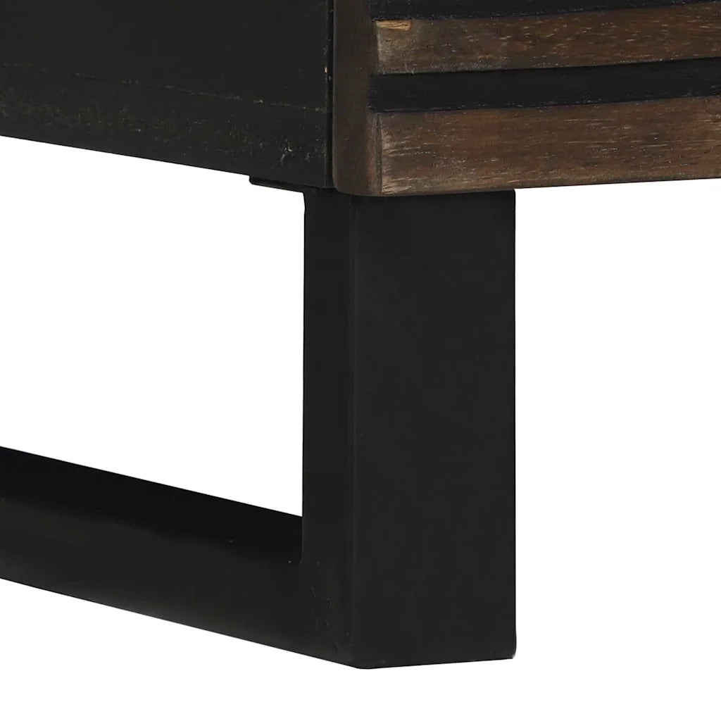 Armadio da Notte Noce 40 x 33 x 46 cm Legno massello di acacia 4018014
