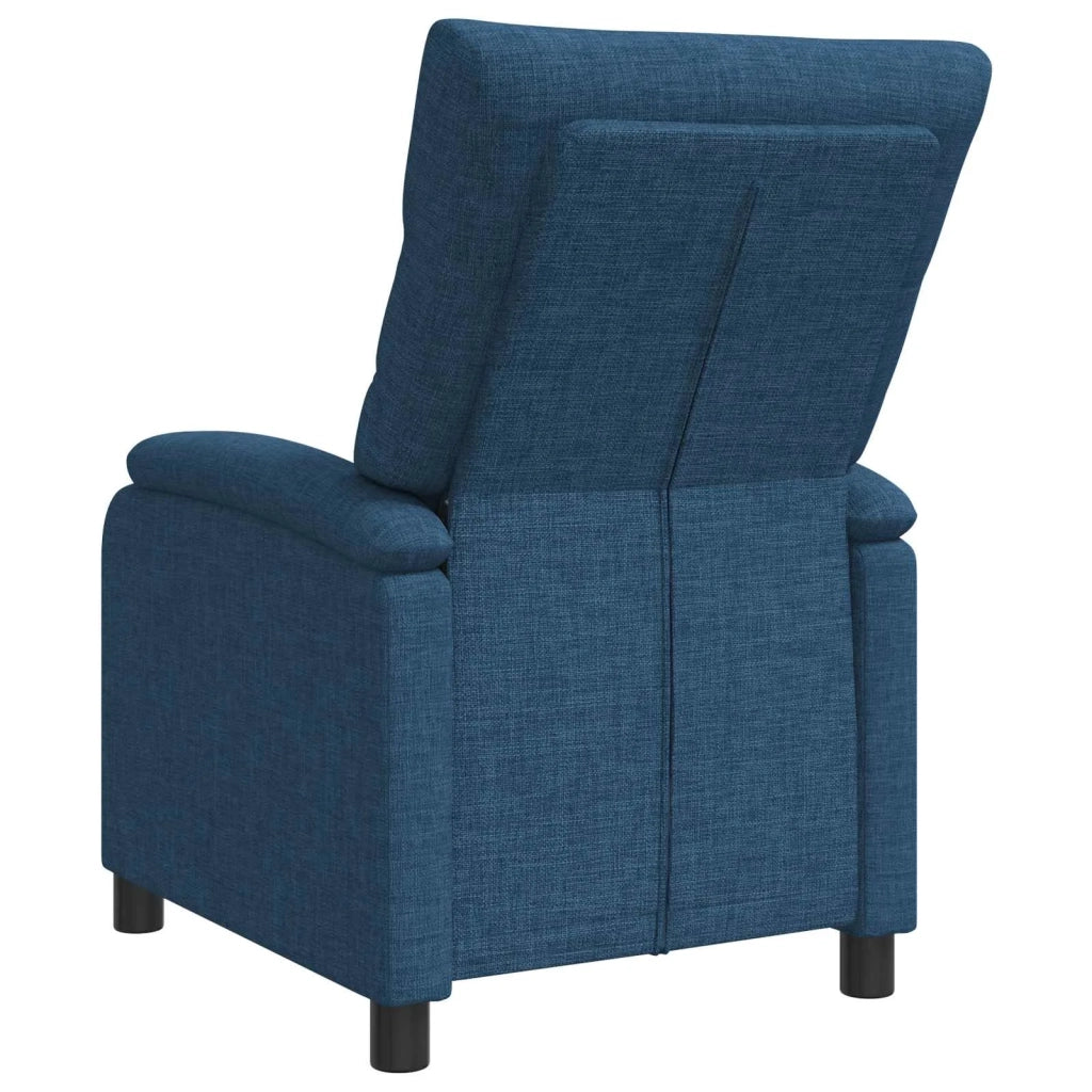 Divano Sedia-Poltrona reclinabile Blu Tessuto 991237