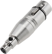 Adattatore di Connessione Audio XLR Femmina a Femmina Premium - 3-Pin XLR - Interfaccia per Microfono Fotografico