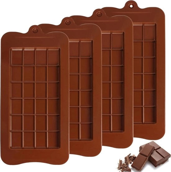 Forme di caramello in silicone 4 pezzi rivestimento antiaderente non sbuccia riutilizzabile gelato per dolci BPA-free