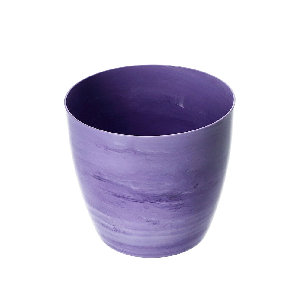 Coprivaso KADAX da 16 cm, vaso da fiori in marmo viola, supporto per fiori da soggiorno