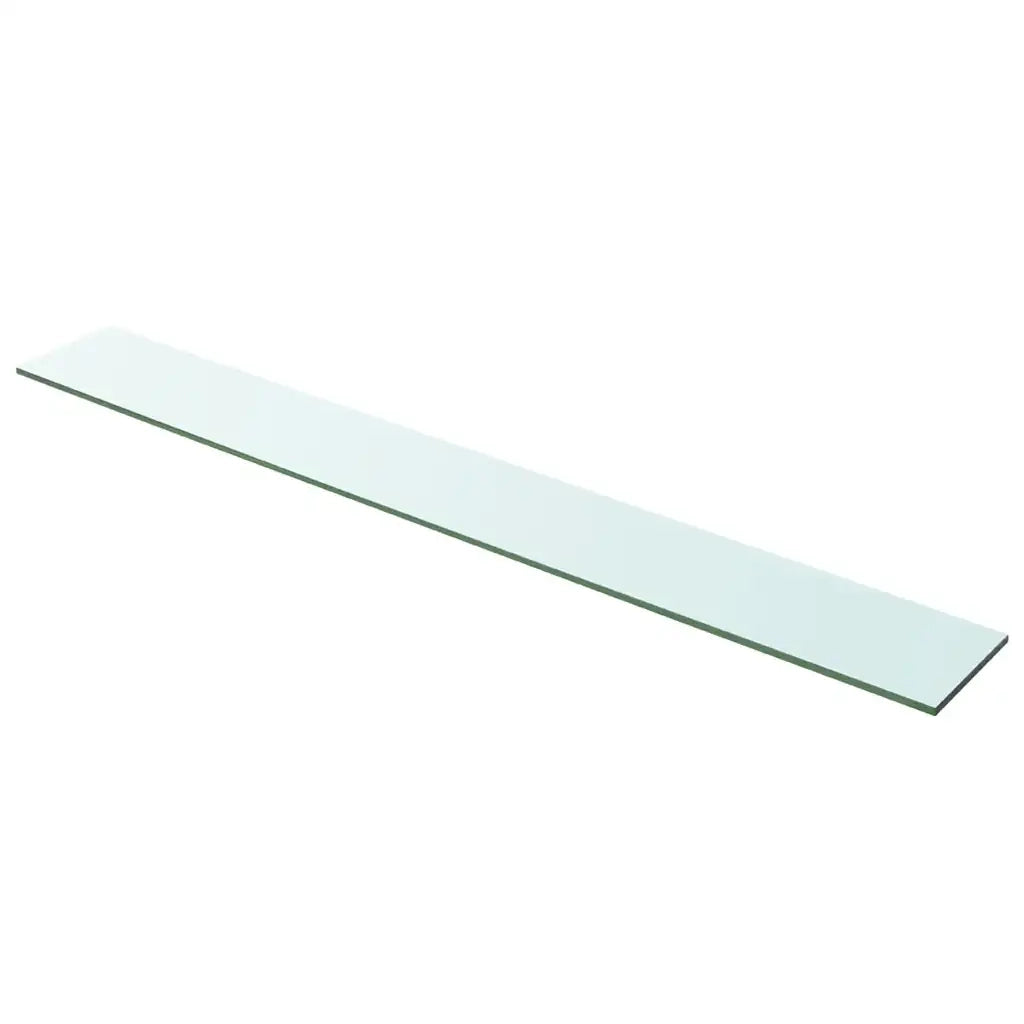 2 pz Mensole | Ripiano | Scaffale in Vetro Trasparente 100x12 cm