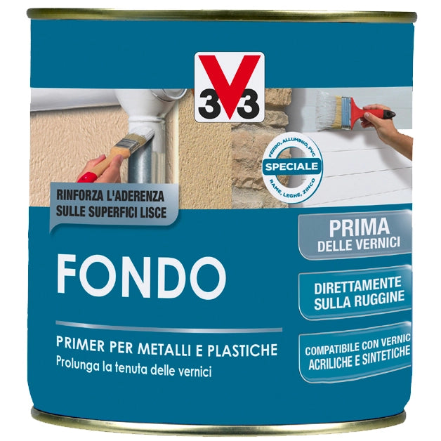 V33 fondo per metalli e plastiche 0,5L