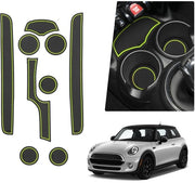 Matten antislip compatibili con Mini Cooper F56 2015-2023, mattoncini in gomma per console centrale, mattoncini antislip per Mini Cooper F56, mattoncino di protezione antislip, mattoncini antislip, mattoncini per auto