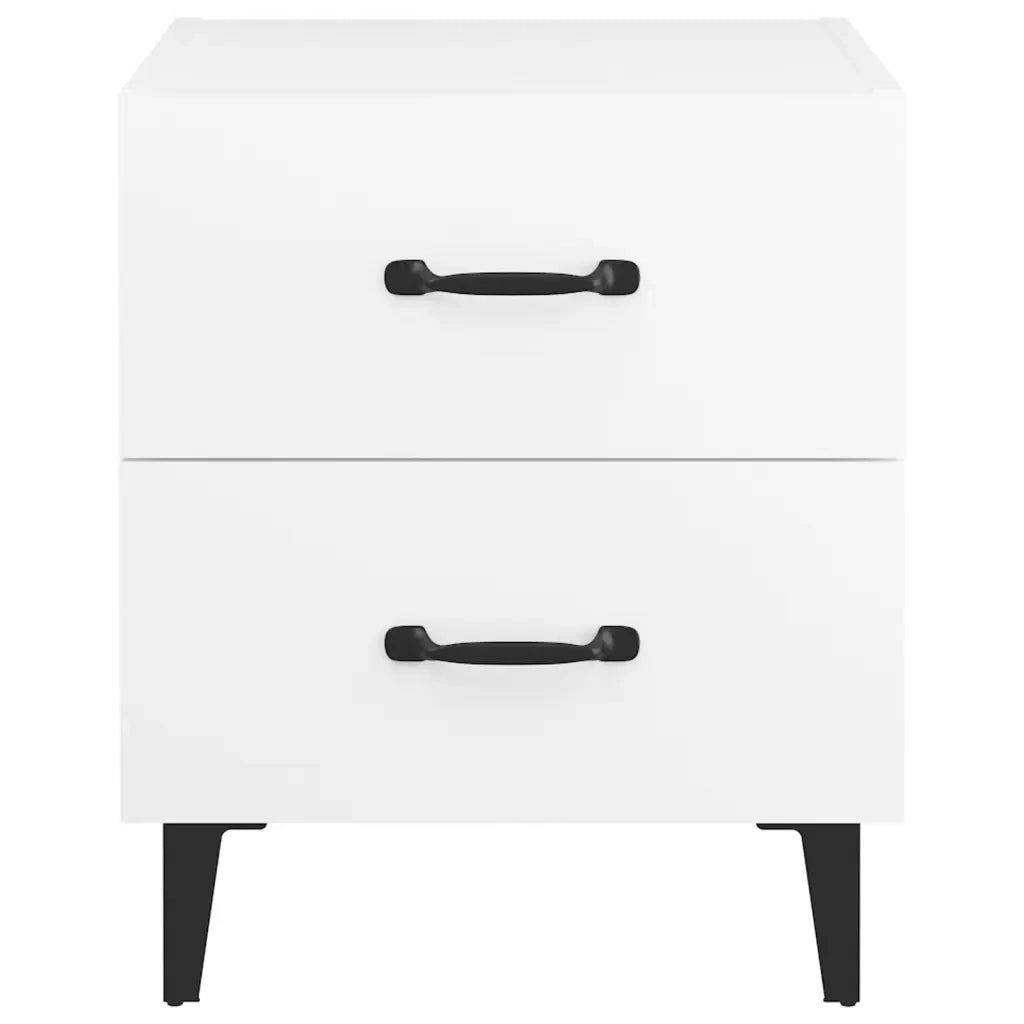 Comodino Bianco 40x35x47,5 cm 811988