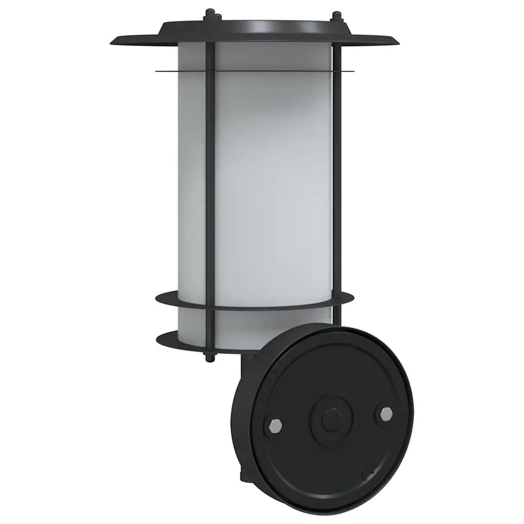 Applique da Esterno 2 pz Nere in Acciaio Inossidabile CFW4952619