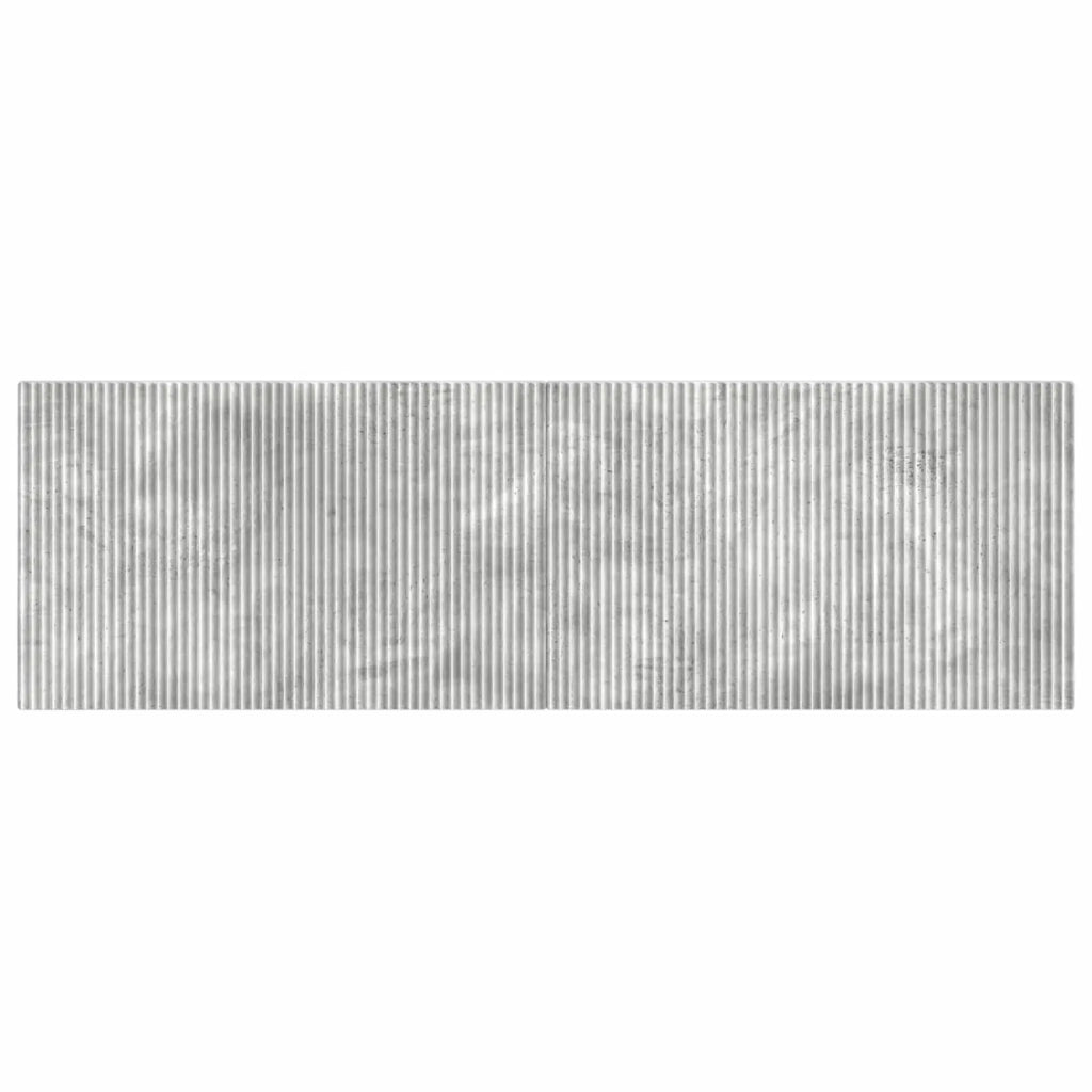 Testiera da Muro ARNHEM Grigio Cemento Legno ingegnerizzato 896728