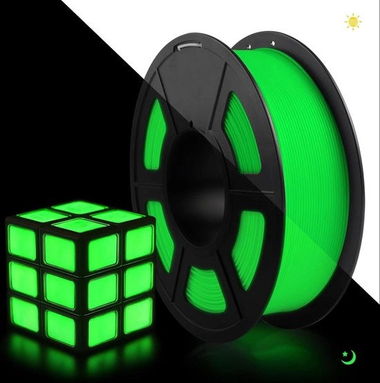 Filamento PLA con fluorescenza - Alta intensità luminosa - 1 kg bobina